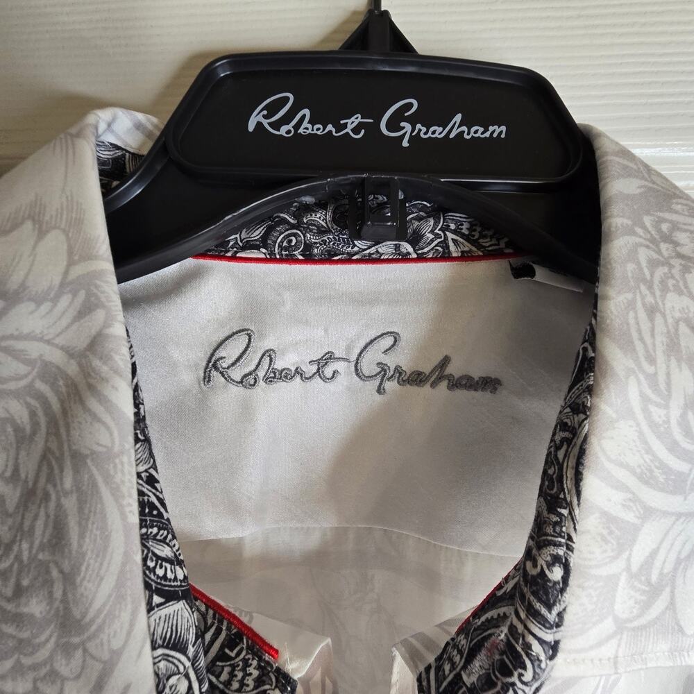 Robert Graham Grenashe Pinot Noir Long Sleeve Shirt Large Button Up - Picture 2 of 6